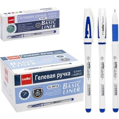 Ручка гелева BASIC LINER 0.5MM CELLO